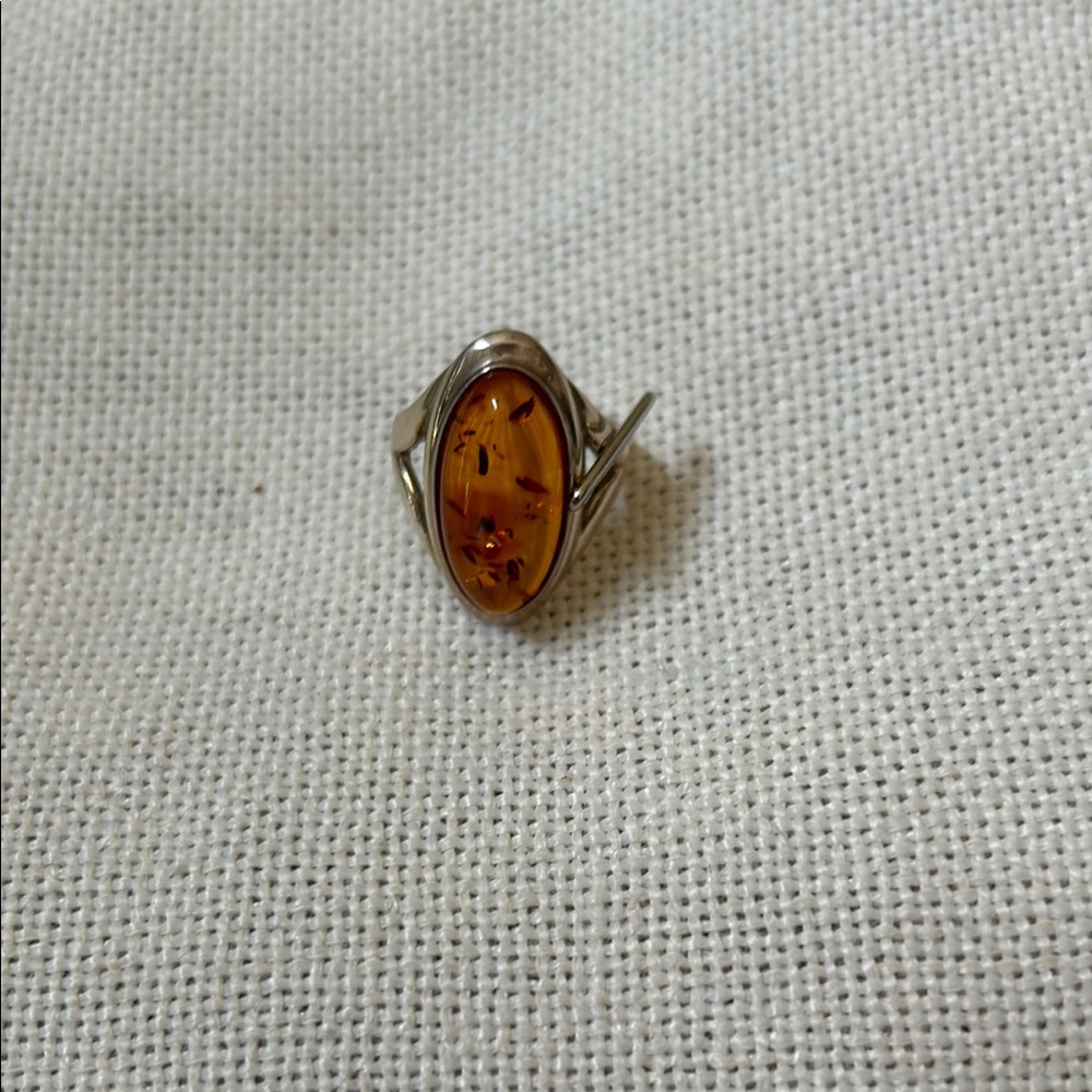 Beautiful amber ring